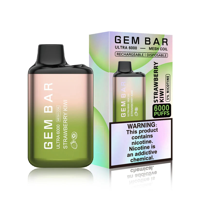 Gem Bar Ultra 6000 Vape  smokevaperevolution.com