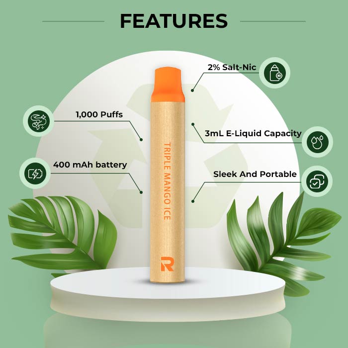 Air-Nano-triple-mango-ice-disposable-pen