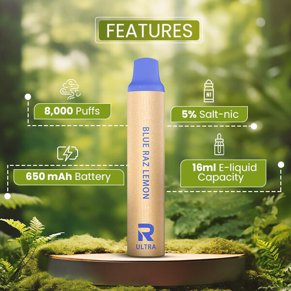 Air Ultra Blue Raz Lemon Eco Vape Pen