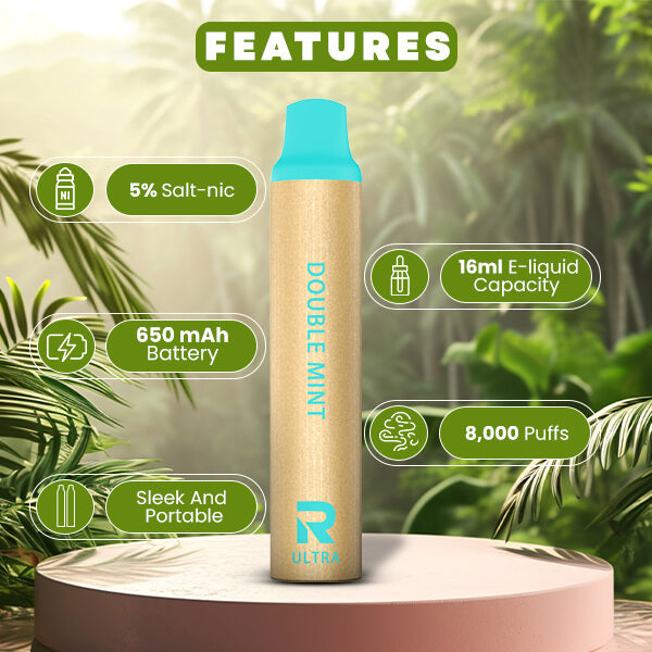 Air Ultra Double Mint Eco Disposable Vape Pen