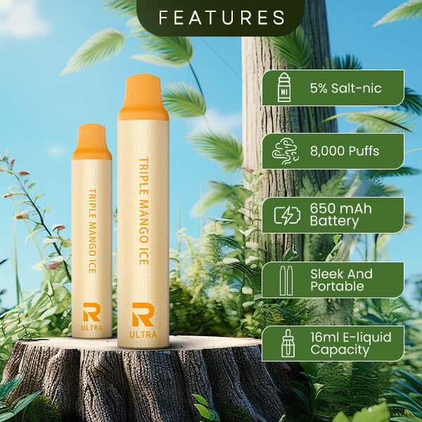 Air Ultra Triple Mango Ice Eco Disposable Vape Pen