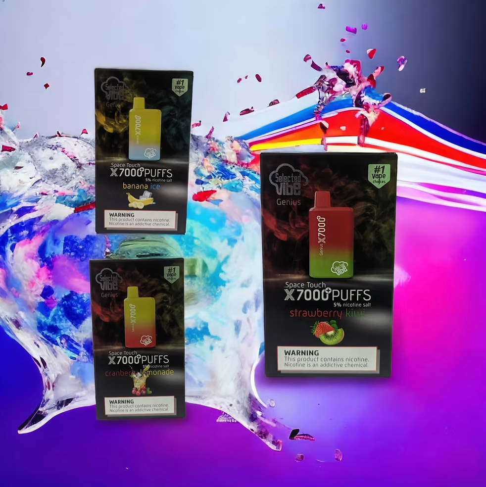 Selected Vibe Genius Vape X7000 Puffs Disposable