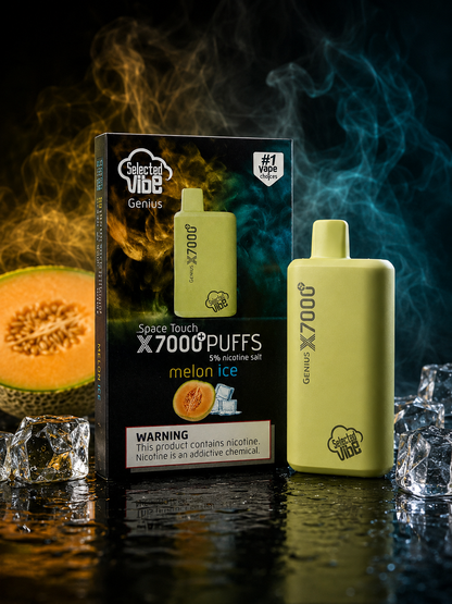 Selected Vibe Genius Vape X7000 Puffs Disposable