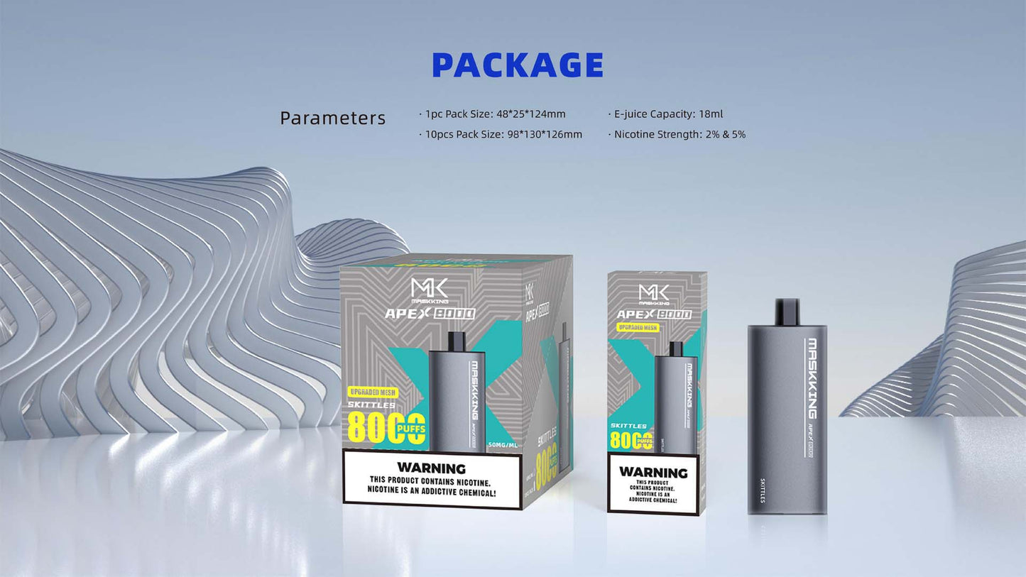 Maskking Vape Apex 8,000 Puffs