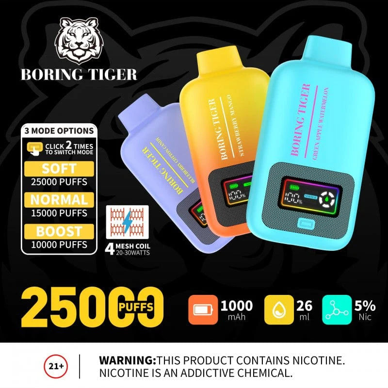 LUFFBAR Boring Tiger Vape 25,000 Puffs Disposable