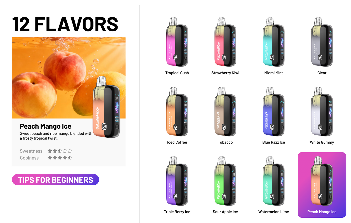Tasteflex Ultralock 50K Puffs Disposable Vape