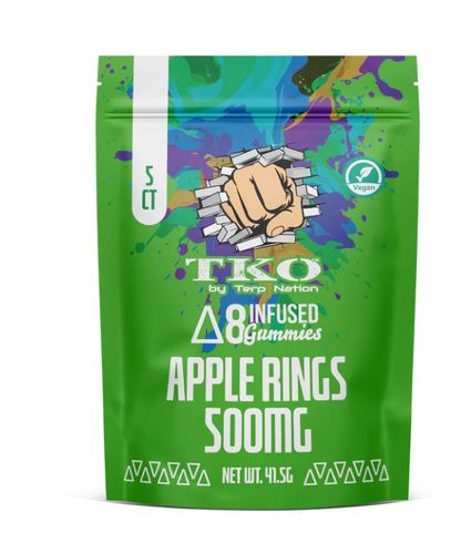 500mg DELTA-8 infused TKO Gummies 21+