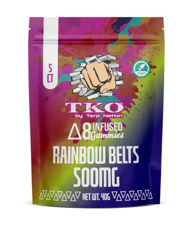 500mg DELTA-8 infused TKO Gummies 21+