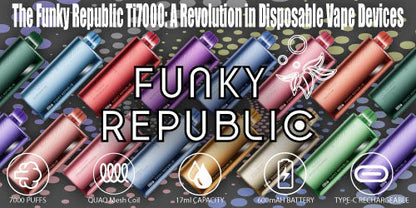 Funky Republic Ti7000 Disposable Vape