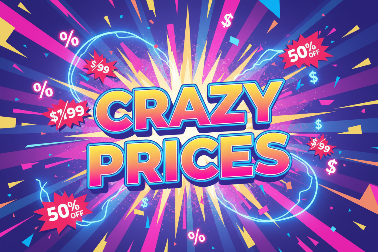 Crazy prices crazy store