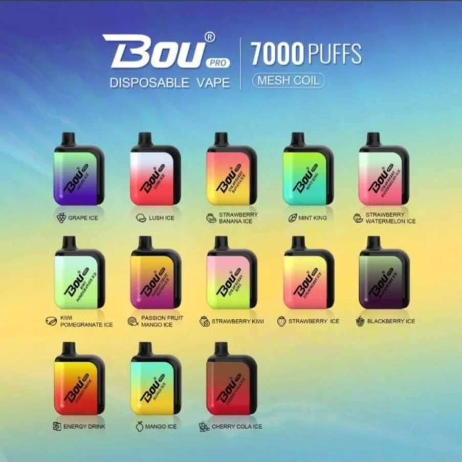 BOU PRO 7000 Puffs Disposable Vape