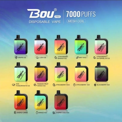 BOU PRO 7000 Puffs Disposable Vape