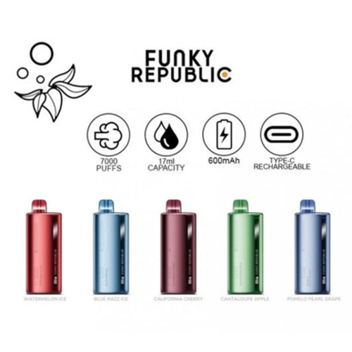 Funky Republic Ti7000 Disposable Vape