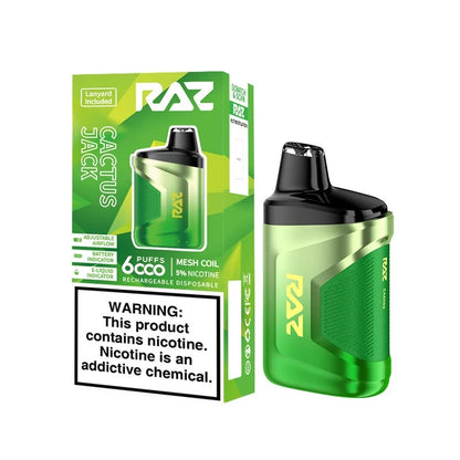 RAZ CA6000 DISPOSABLE VAPE - 6000 PUFFS
