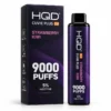 HQD Cuvie Plus 2.0 9000 disposable vape - Kiwi Strawberry