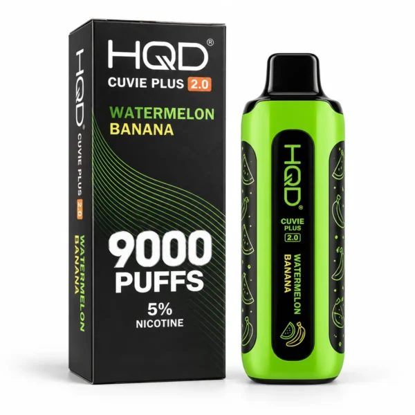 HQD Cuvie Plus 2.0 9000 disposable vape - Watermelon Nana