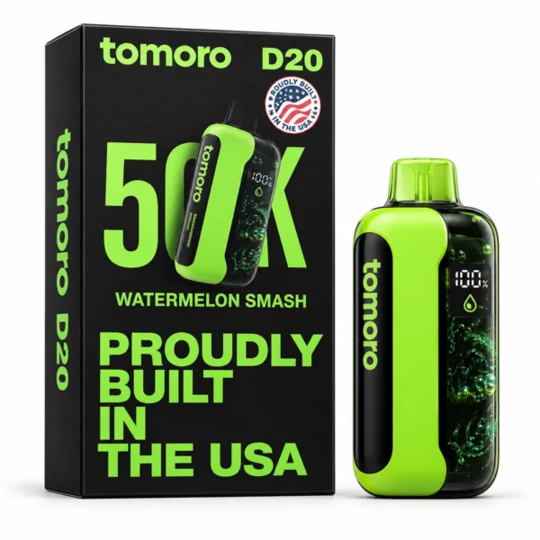 Tomoro D20 50K disposable vape - Watermelon Smash